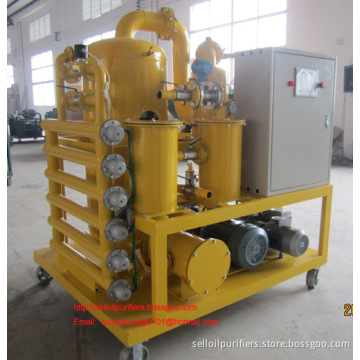 Delux Type Double-stage vacuum Transformer oil purifier and oil purification plant